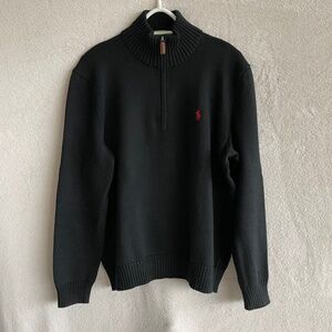 Polo by Ralph Lauren Quarter-Zip Pullover Zip Rib Sweater